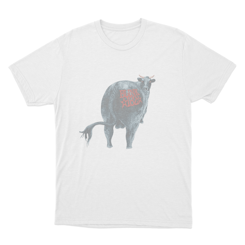 Blink-182 Vintage Bull Unisex T Shirt White Blink 182 Vintage Bull Unisex T Shirt White